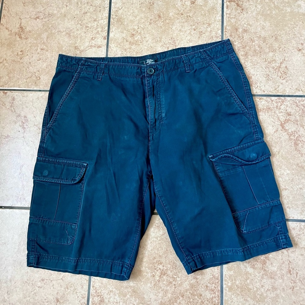 Calvin Klein Black Cargo Shorts Casual Style